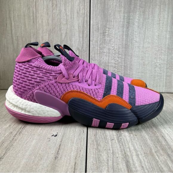 Adidas Trae Young 2 Stratosphere Purple Basketball Athletic Shoe Mens Size 9 - Picture 1 of 10